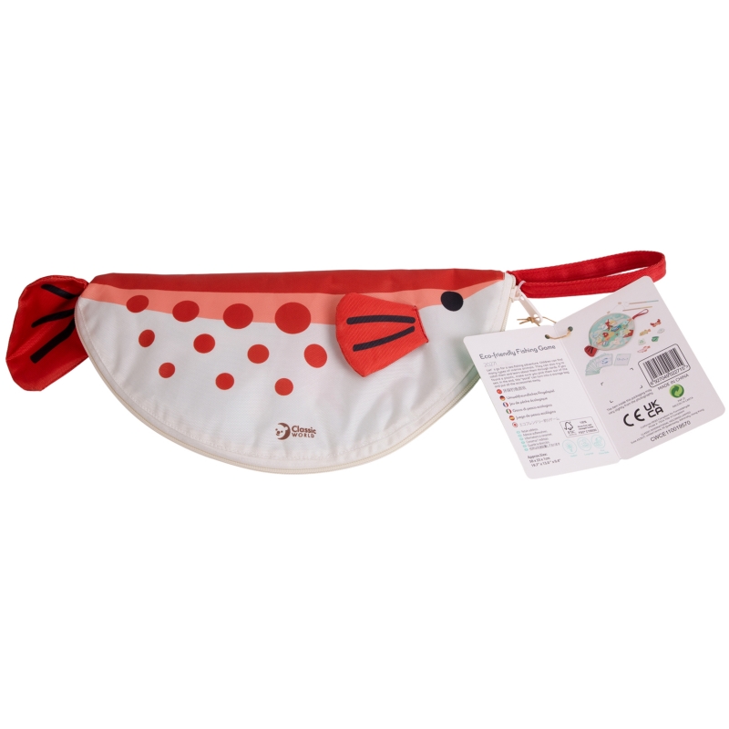 CLASSIC WORLD Edukacyjna Gra Łowienie Rybek na Magnes z Kartami do Nauki Liczenia 35 el. - obrazek 4