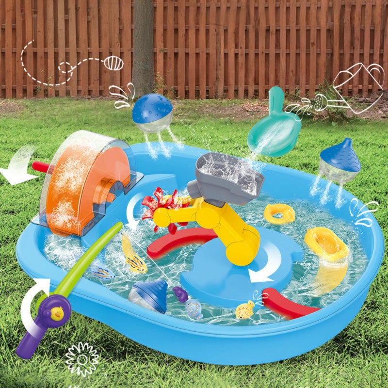 WOOPIE Tor Wodny 2w1 Gra Łowienie Rybek 14el. - obrazek 2