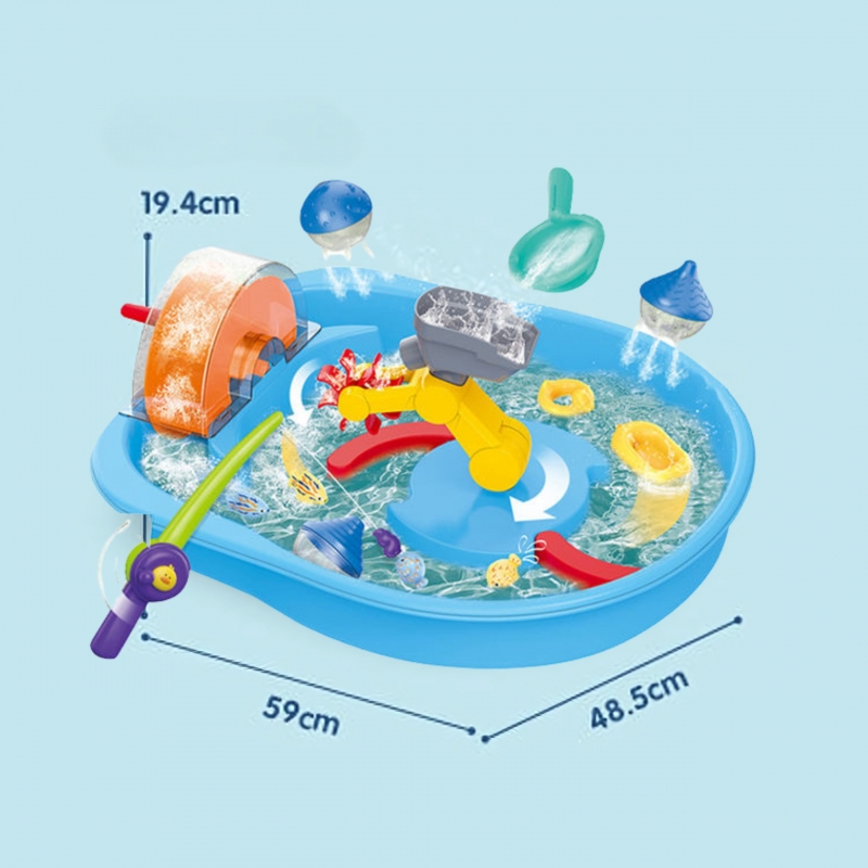 WOOPIE Tor Wodny 2w1 Gra Łowienie Rybek 14el. - obrazek 4