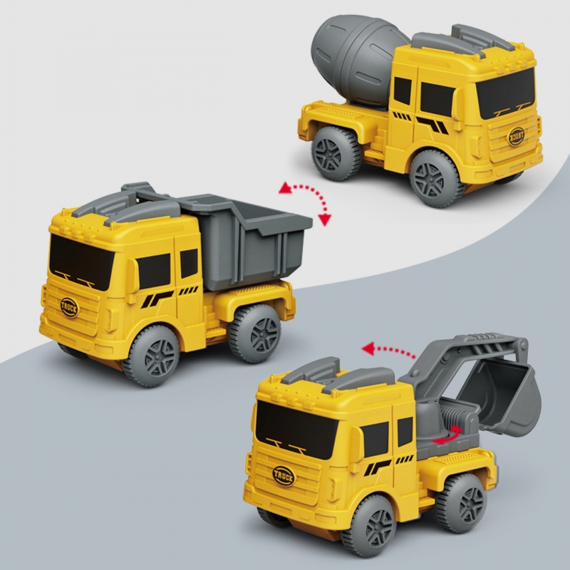 WOOPIE Tor Samochodowy XXL Kolejka Elektryczna Plac Budowy 174 el. - obrazek 11