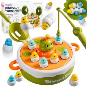 WOOPIE Gra Zręcznościowa Łowienie Dinozaurów 4w1 Katapulta