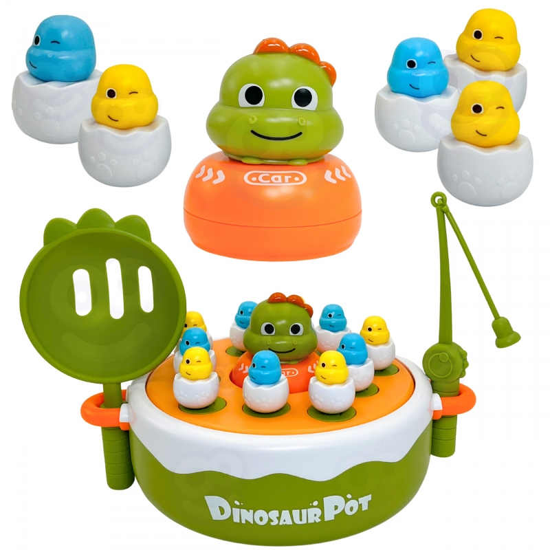 WOOPIE Gra Zręcznościowa Łowienie Dinozaurów 4w1 Katapulta - obrazek 8