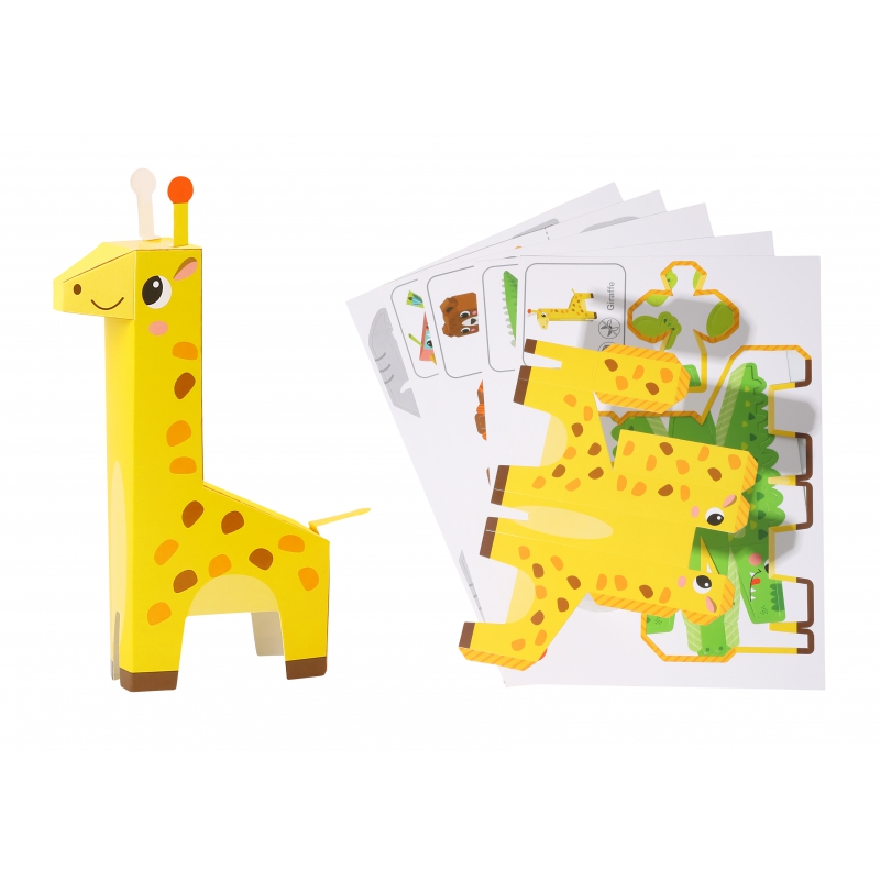 WOOPIE ART&FUN Zestaw Kreatywny Origami 3D Zrób to Sam 10 Zwierzaków - obrazek 11