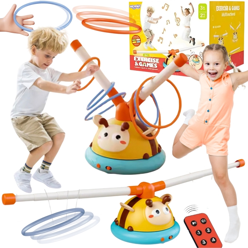 WOOPIE Gra Zręcznościowa Skakanka Automatyczna 2w1 Rzut do Celu Pszczółka