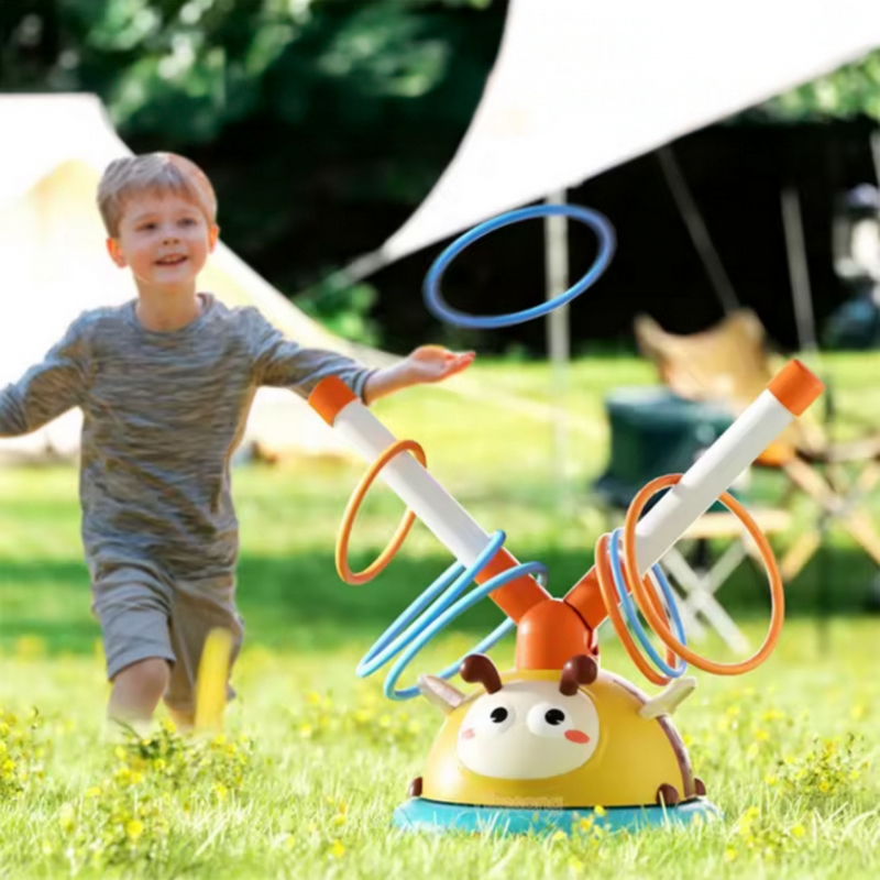 WOOPIE Gra Zręcznościowa Skakanka Automatyczna 2w1 Rzut do Celu Pszczółka - obrazek 2