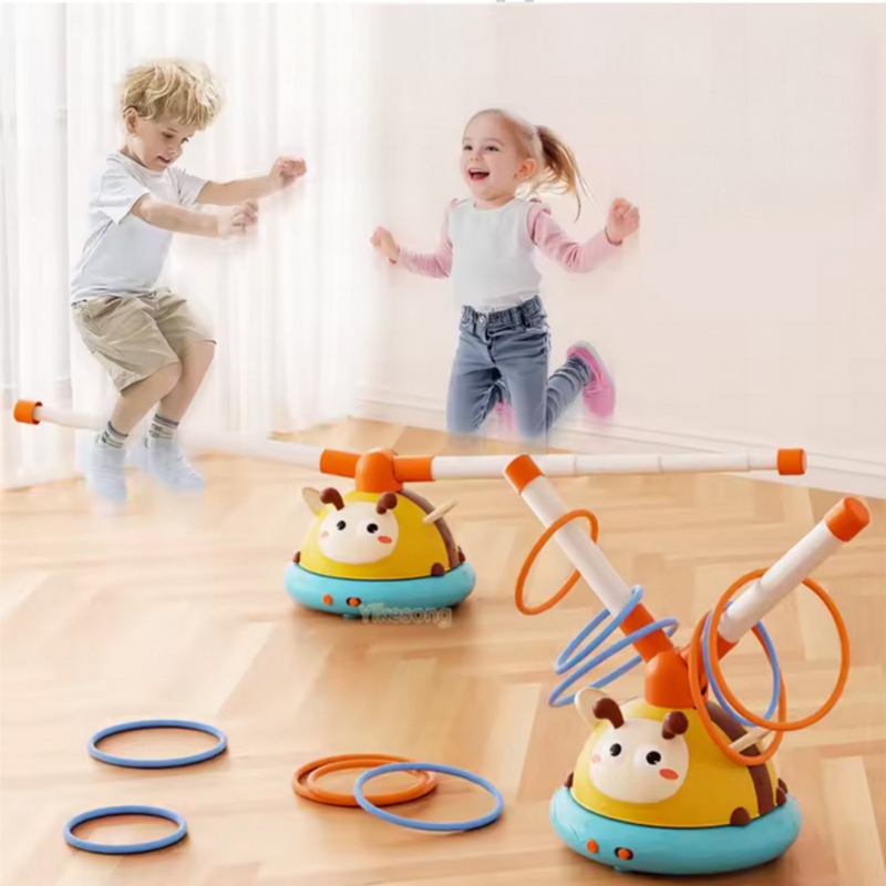 WOOPIE Gra Zręcznościowa Skakanka Automatyczna 2w1 Rzut do Celu Pszczółka - obrazek 3