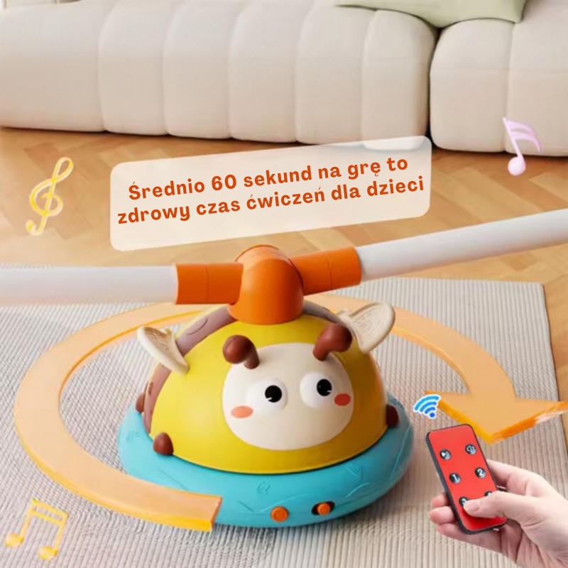 WOOPIE Gra Zręcznościowa Skakanka Automatyczna 2w1 Rzut do Celu Pszczółka - obrazek 4