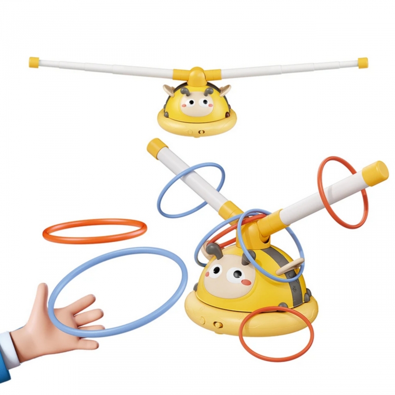 WOOPIE Gra Zręcznościowa Skakanka Automatyczna 2w1 Rzut do Celu Pszczółka - obrazek 9