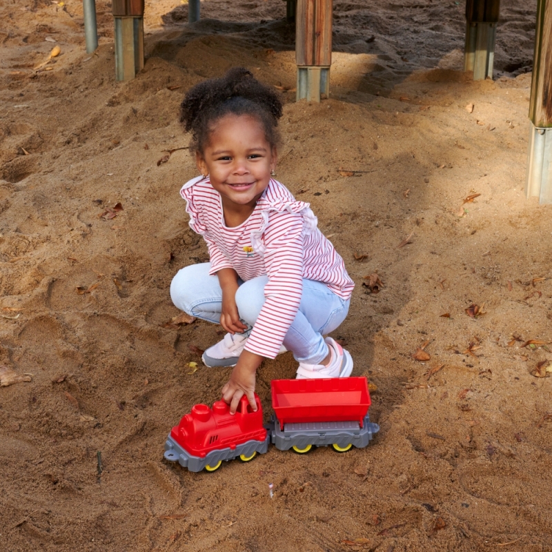 BIG Pociąg Towarowy Wagon z Wywrotką Zabawka do Pasku - obrazek 4