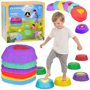 WOOPIE Kamienie Balansujące Świecące Sensoryczne Trening Równowagi 6 szt