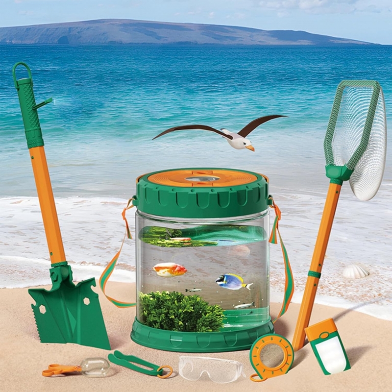 WOOPIE Discovery Zestaw Małego Odkrywcy Natury Siatka na Owazdy Motyle Pojemnik na Ryby - obrazek 2