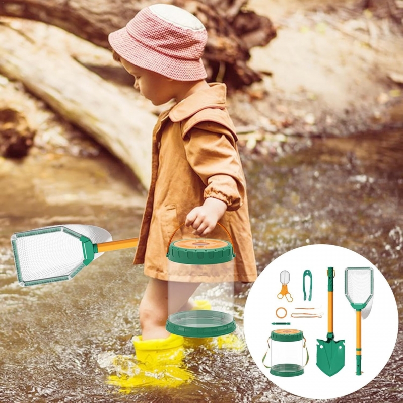 WOOPIE Discovery Zestaw Małego Odkrywcy Natury Siatka na Owazdy Motyle Pojemnik na Ryby - obrazek 4