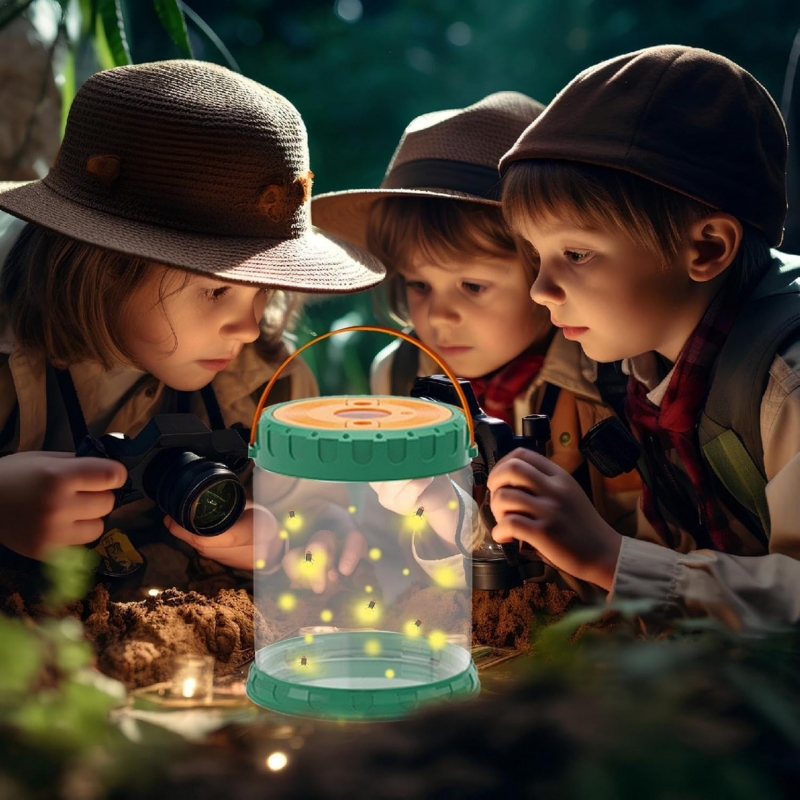 WOOPIE Discovery Zestaw Małego Odkrywcy Natury Siatka na Owazdy Motyle Pojemnik na Ryby - obrazek 6