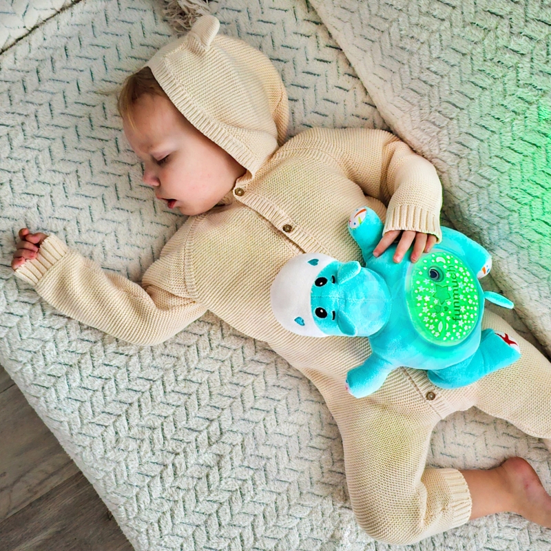 WOOPIE BABY Przytulanka Projektor 2w1 Usypiacz Hipopotam - obrazek 7