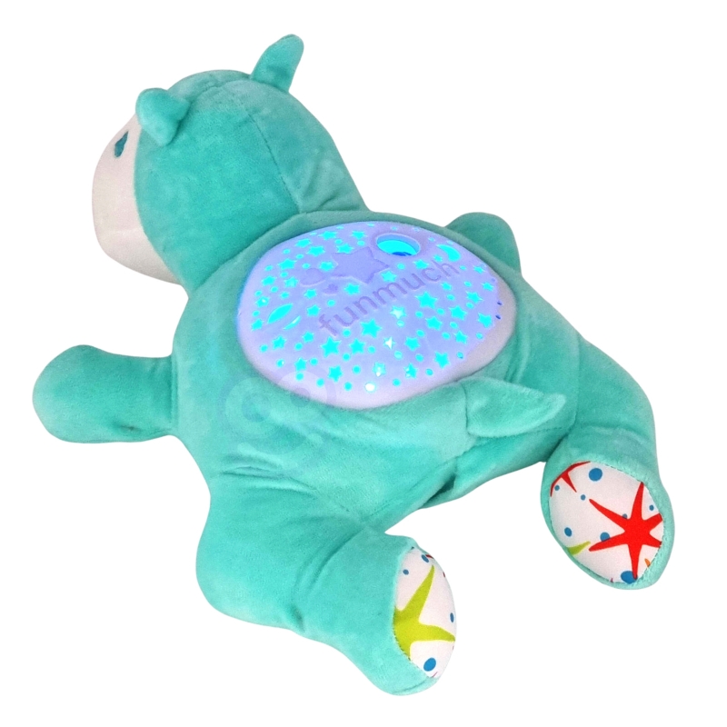 WOOPIE BABY Przytulanka Projektor 2w1 Usypiacz Hipopotam - obrazek 9