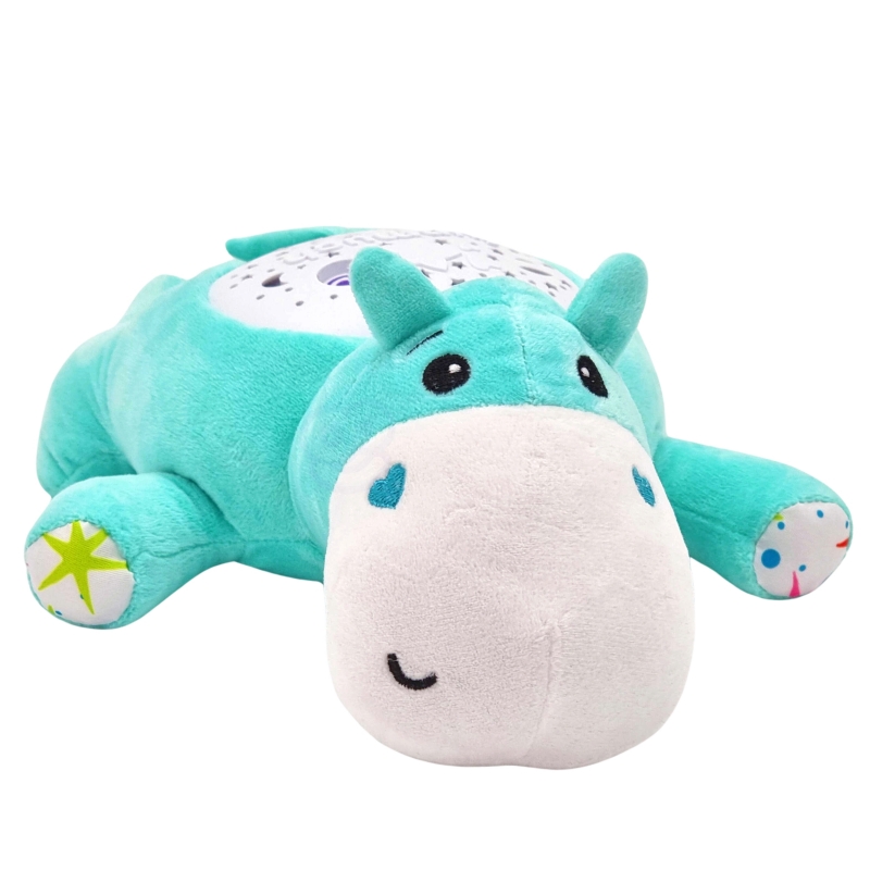 WOOPIE BABY Przytulanka Projektor 2w1 Usypiacz Hipopotam - obrazek 10