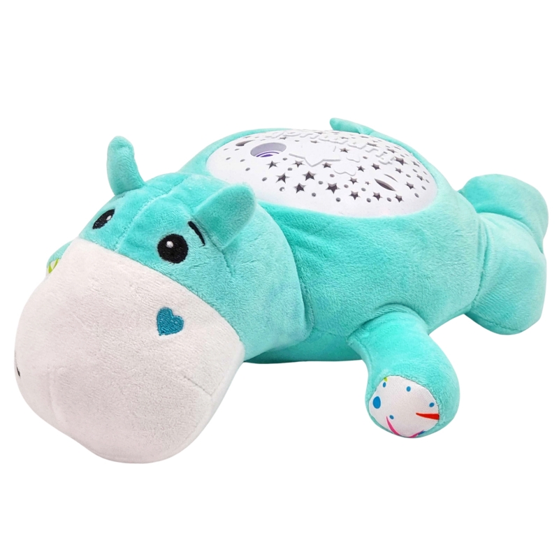 WOOPIE BABY Przytulanka Projektor 2w1 Usypiacz Hipopotam - obrazek 12