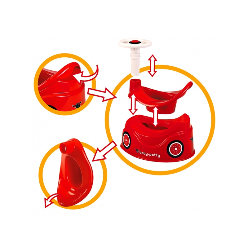 BIG Nocnik New Bobby Car Autko Kierownica - obrazek 5