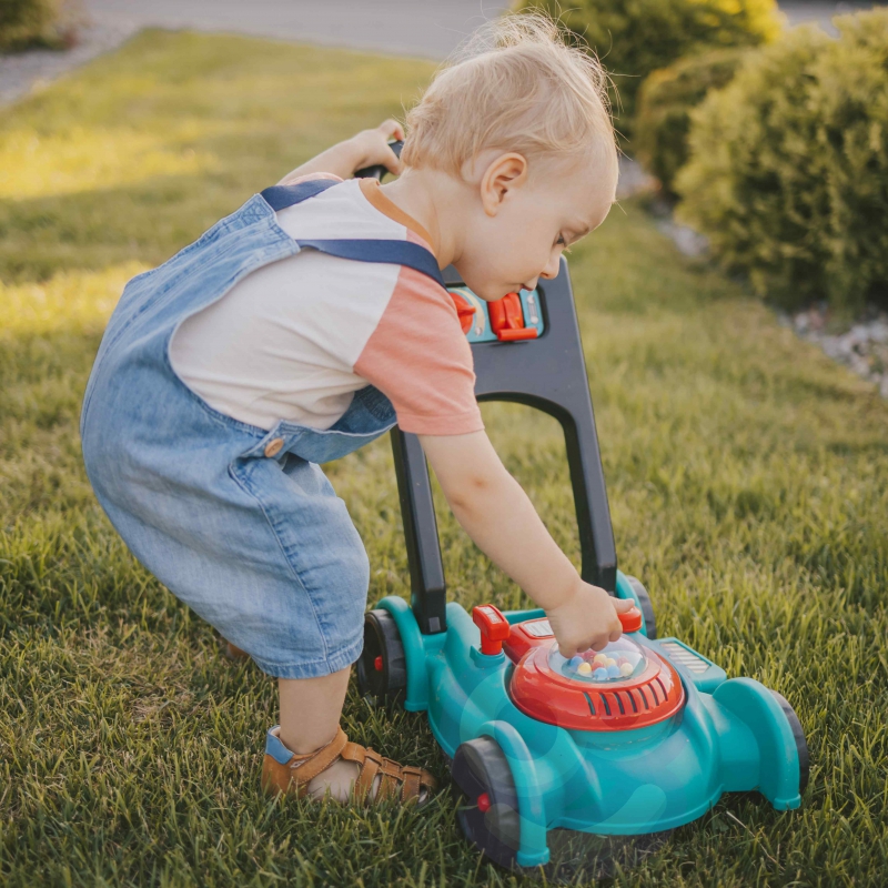 WOOPIE Kosiarka dla Dzieci Dźwięk + Zestaw Kask Kanister - obrazek 4