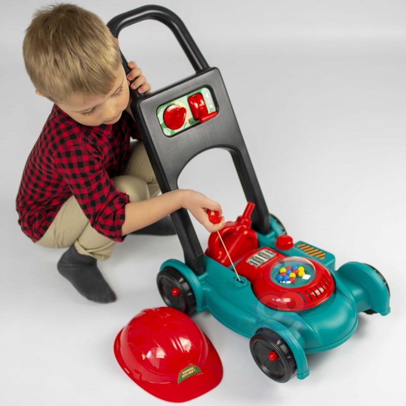 WOOPIE Kosiarka dla Dzieci Dźwięk + Zestaw Kask Kanister - obrazek 6