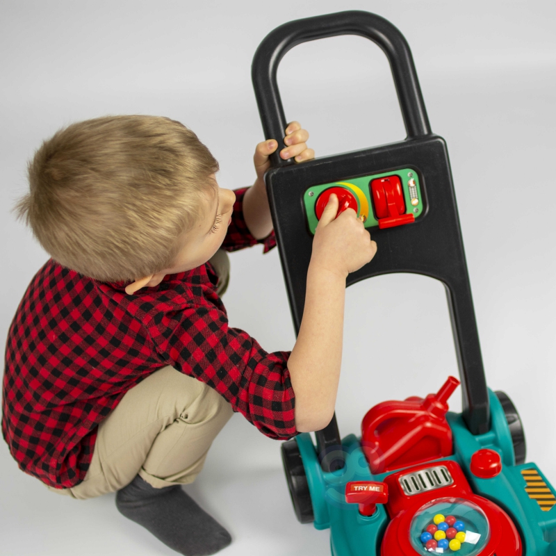 WOOPIE Kosiarka dla Dzieci Dźwięk + Zestaw Kask Kanister - obrazek 7