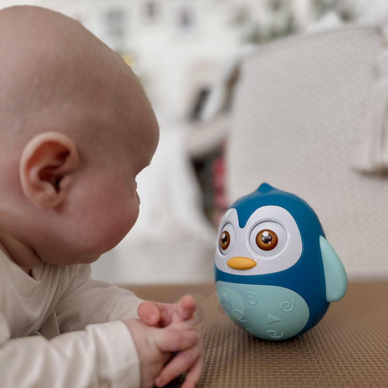 WOOPIE BABY Sensoryczny Pingwinek Wańka Wstańka - obrazek 5