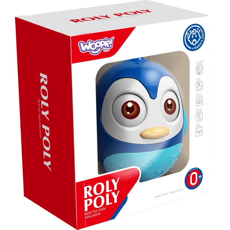 WOOPIE BABY Sensoryczny Pingwinek Wańka Wstańka - obrazek 8