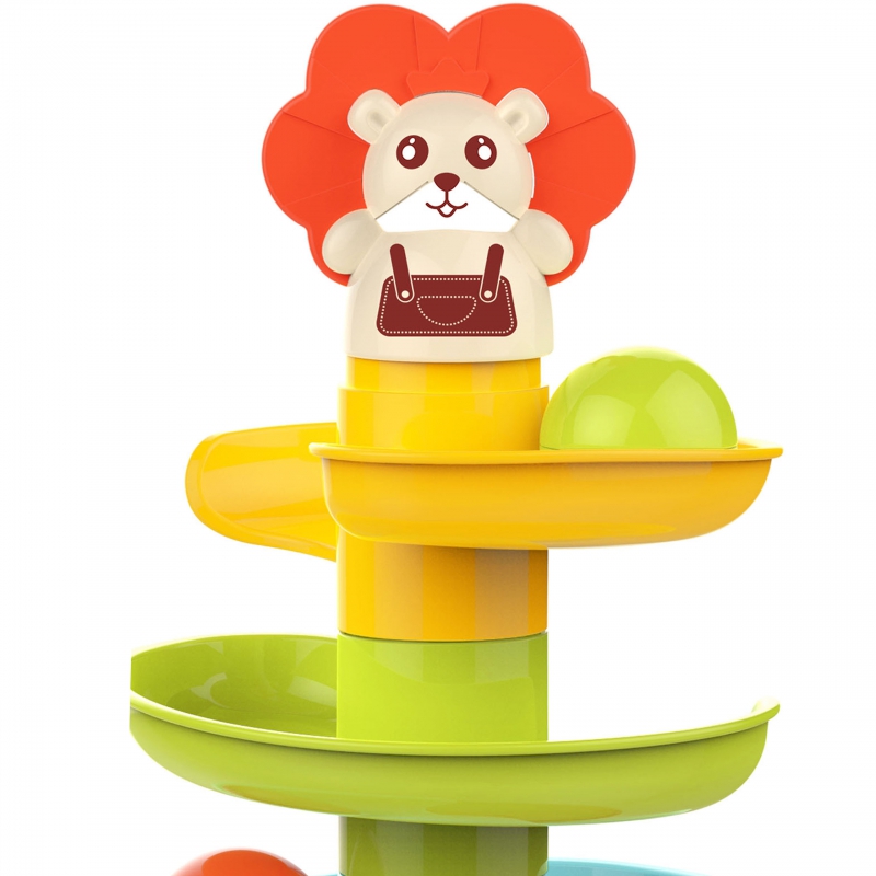 WOOPIE BABY Kulodrom Tor Kulkowy Zestaw Spirala + 6 Kulek - obrazek 6