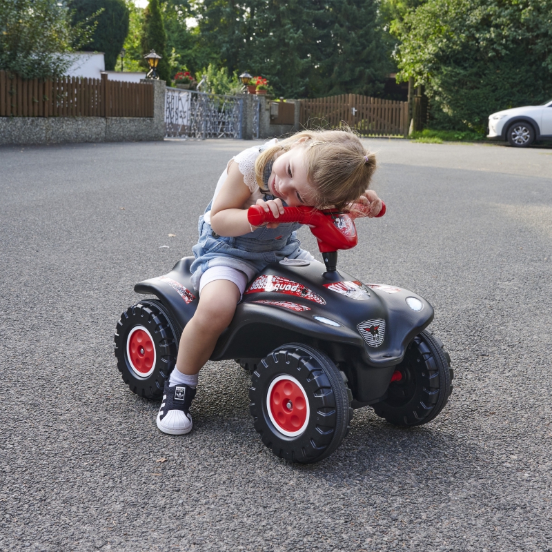 BIG Jeździk Bobby Quad Racing Czarny - obrazek 3