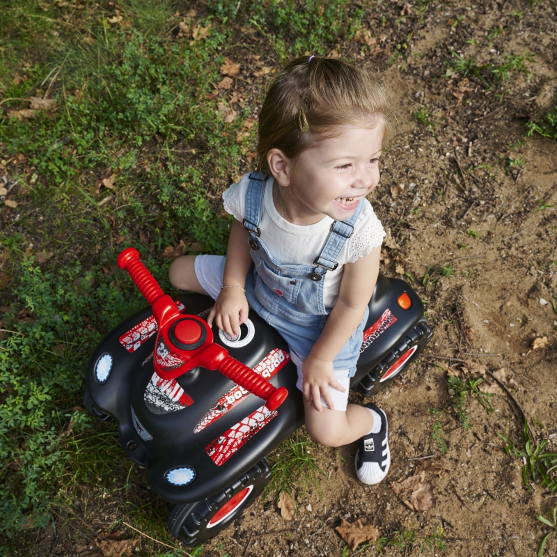 BIG Jeździk Bobby Quad Racing Czarny - obrazek 10
