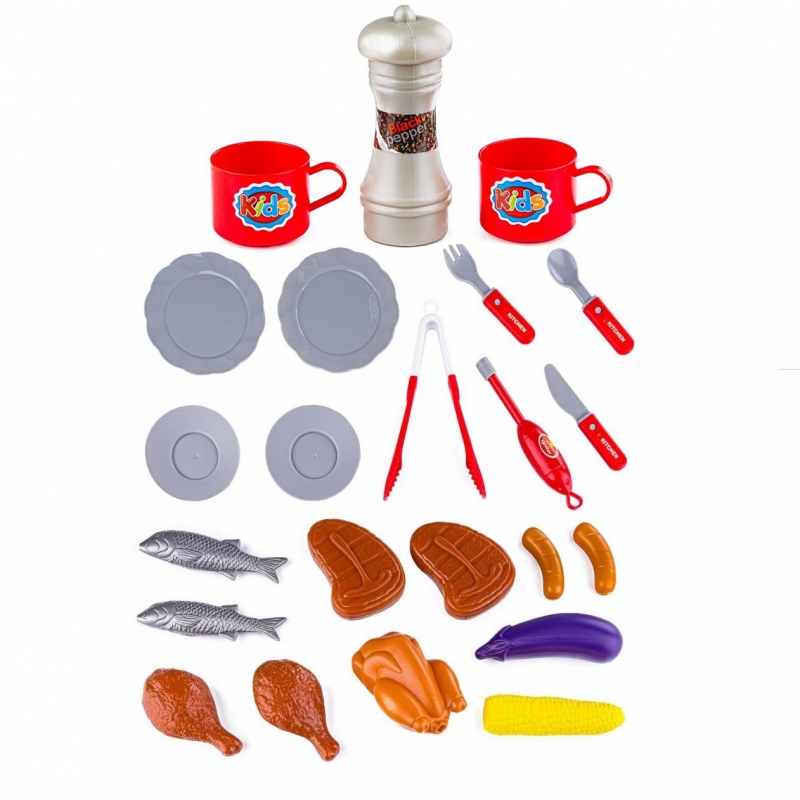 WOOPIE Grill dla Dzieci ze Światłem i Dźwiękiem + Akc. - obrazek 13