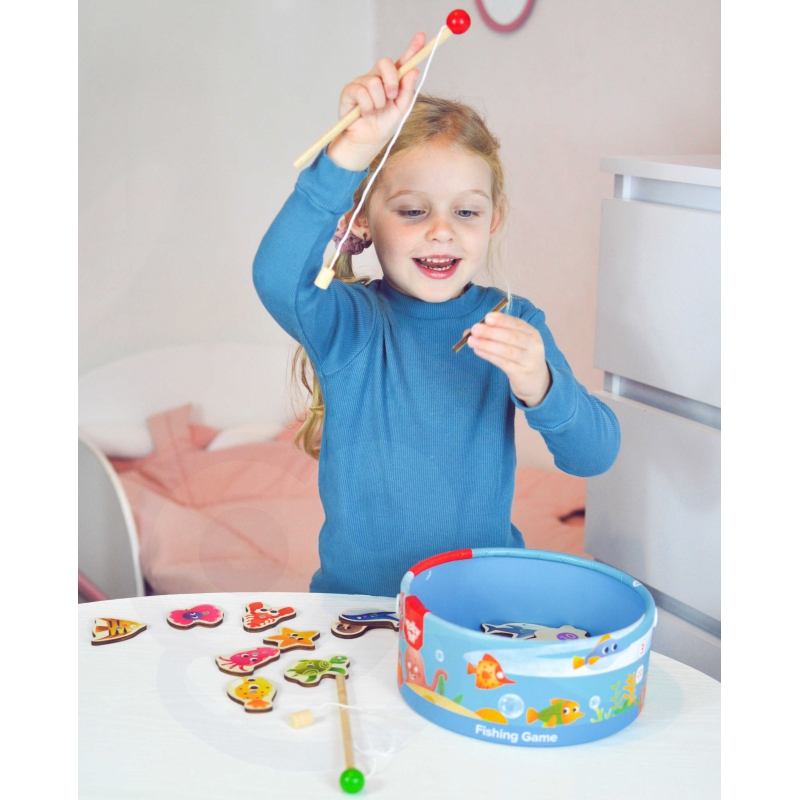 TOOKY TOY Gra Zręcznościowa Łowienie Rybek Wędkowanie - obrazek 4