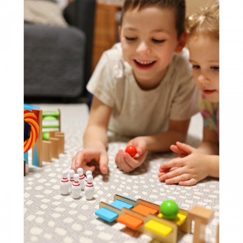 TOOKY TOY Tor Kulkowy Kulodrom Domino - obrazek 3