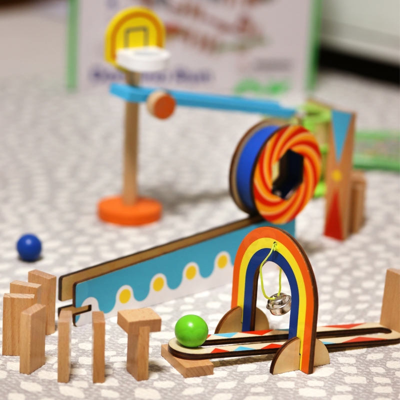 TOOKY TOY Tor Kulkowy Kulodrom Domino - obrazek 6