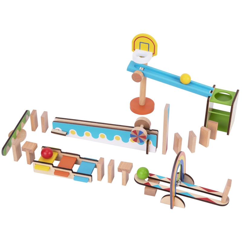 TOOKY TOY Tor Kulkowy Kulodrom Domino - obrazek 11