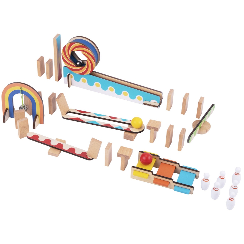 TOOKY TOY Tor Kulkowy Kulodrom Domino - obrazek 13