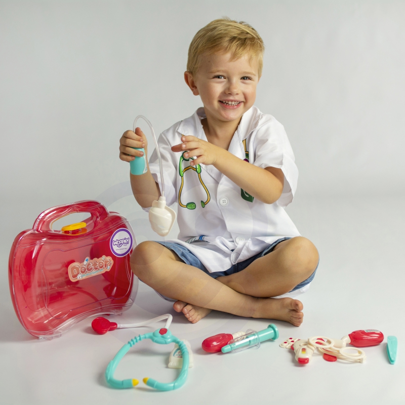 WOOPIE Zestaw Lekarski Mały Lekarza Doktor w Walizce + Akc. - obrazek 4