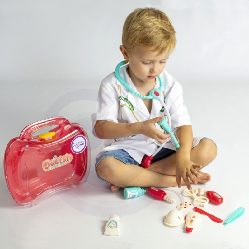 WOOPIE Zestaw Lekarski Mały Lekarza Doktor w Walizce + Akc. - obrazek 5
