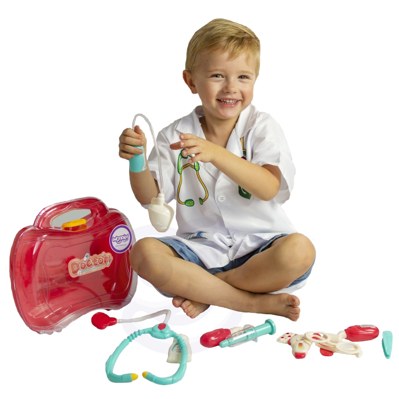 WOOPIE Zestaw Lekarski Mały Lekarza Doktor w Walizce + Akc. - obrazek 7