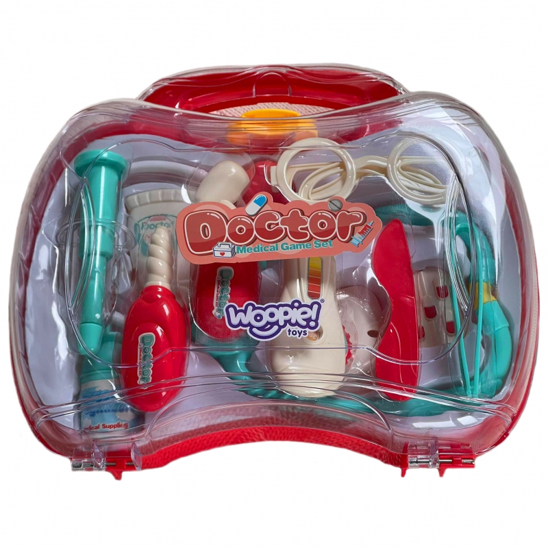 WOOPIE Zestaw Lekarski Mały Lekarza Doktor w Walizce + Akc. - obrazek 11