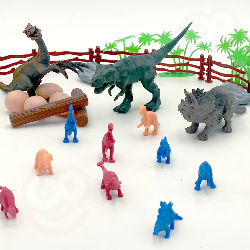 WOOPIE Zestaw Figurki Dinozaury 40 szt. - obrazek 9
