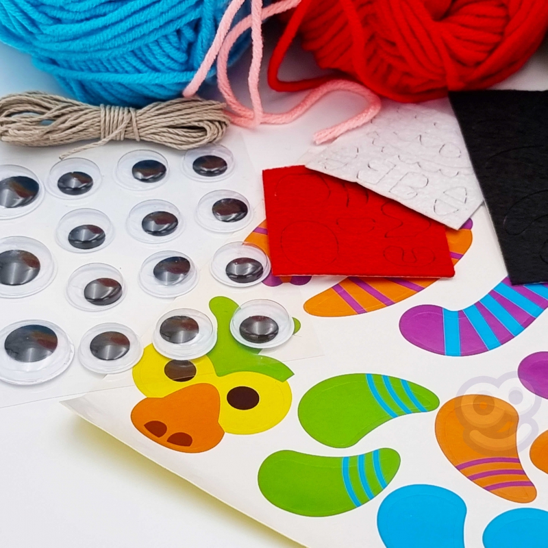 WOOPIE ART&FUN Zestaw Kreatywny Zrób Potworka Monster Pom - obrazek 16