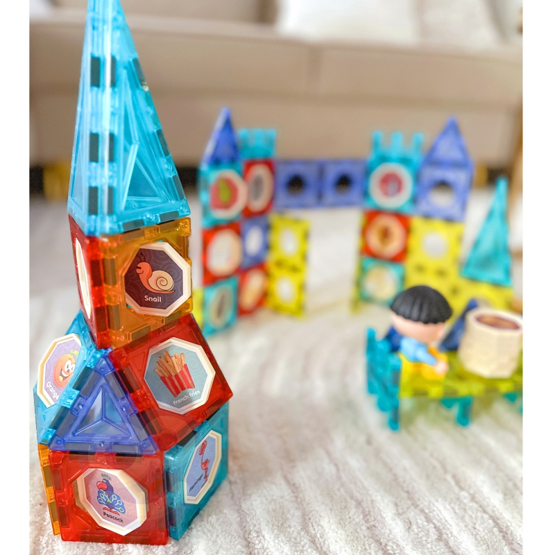 WOOPIE Klocki Magnetyczne Zamek 98 el. - obrazek 3