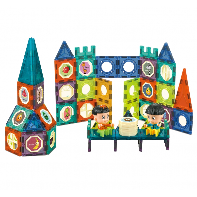 WOOPIE Klocki Magnetyczne Zamek 98 el. - obrazek 7