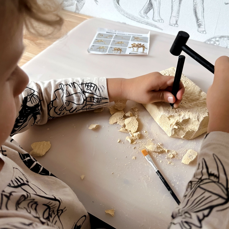 WOOPIE Zabawka Kreatywna Dinozaur Szkielet Wykopalisko Archeologiczne - obrazek 2