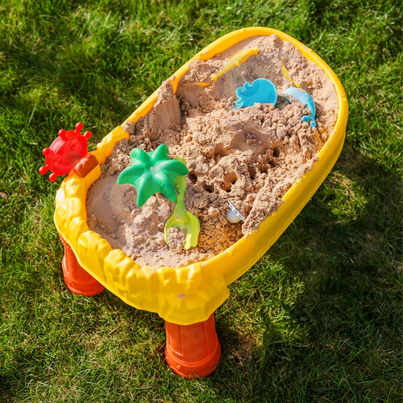 WOOPIE Stolik Wodny 2w1 Piaskownica Statek Piracki 8 akc. - obrazek 8