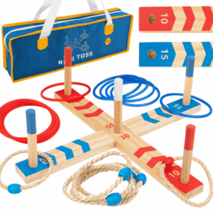 TOOKY TOY  Drewniana Gra Fun Serso Zręcznościowa Ring Cross