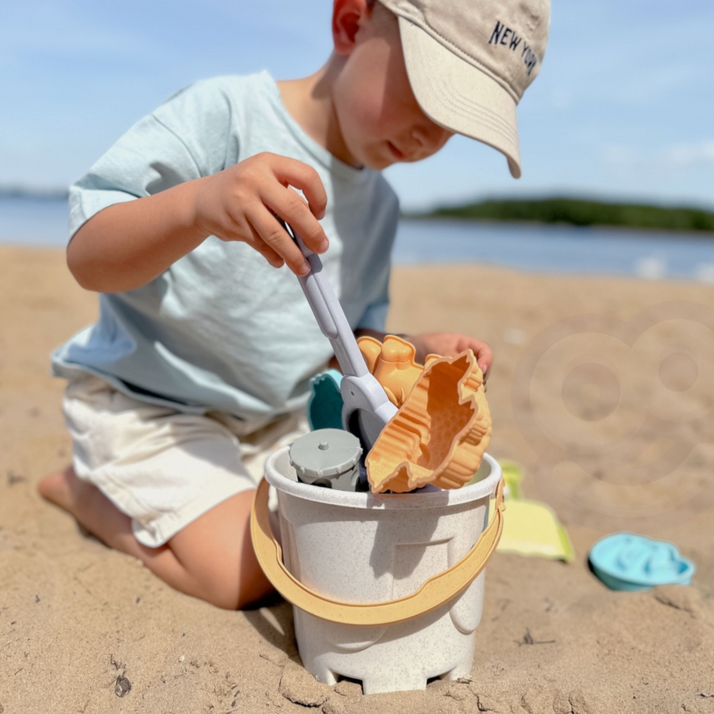 WOOPIE GREEN Zestaw do Piasku z Wiaderkiem i Samochodzikiem 10 el. BIODEGRADOWALNY ORGANICZNY MATERIAŁ - obrazek 2