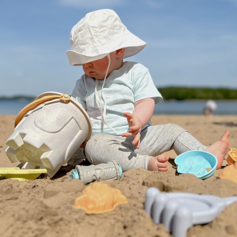 WOOPIE GREEN Zestaw do Piasku z Wiaderkiem i Samochodzikiem 10 el. BIODEGRADOWALNY ORGANICZNY MATERIAŁ - obrazek 5