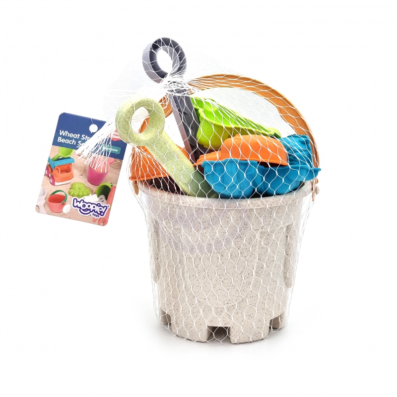 WOOPIE GREEN Zestaw do Piasku z Wiaderkiem i Samochodzikiem 10 el. BIODEGRADOWALNY ORGANICZNY MATERIAŁ - obrazek 9